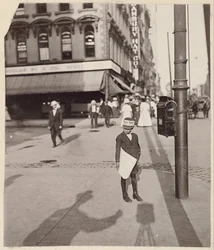 Self-Portrait with Newsboy